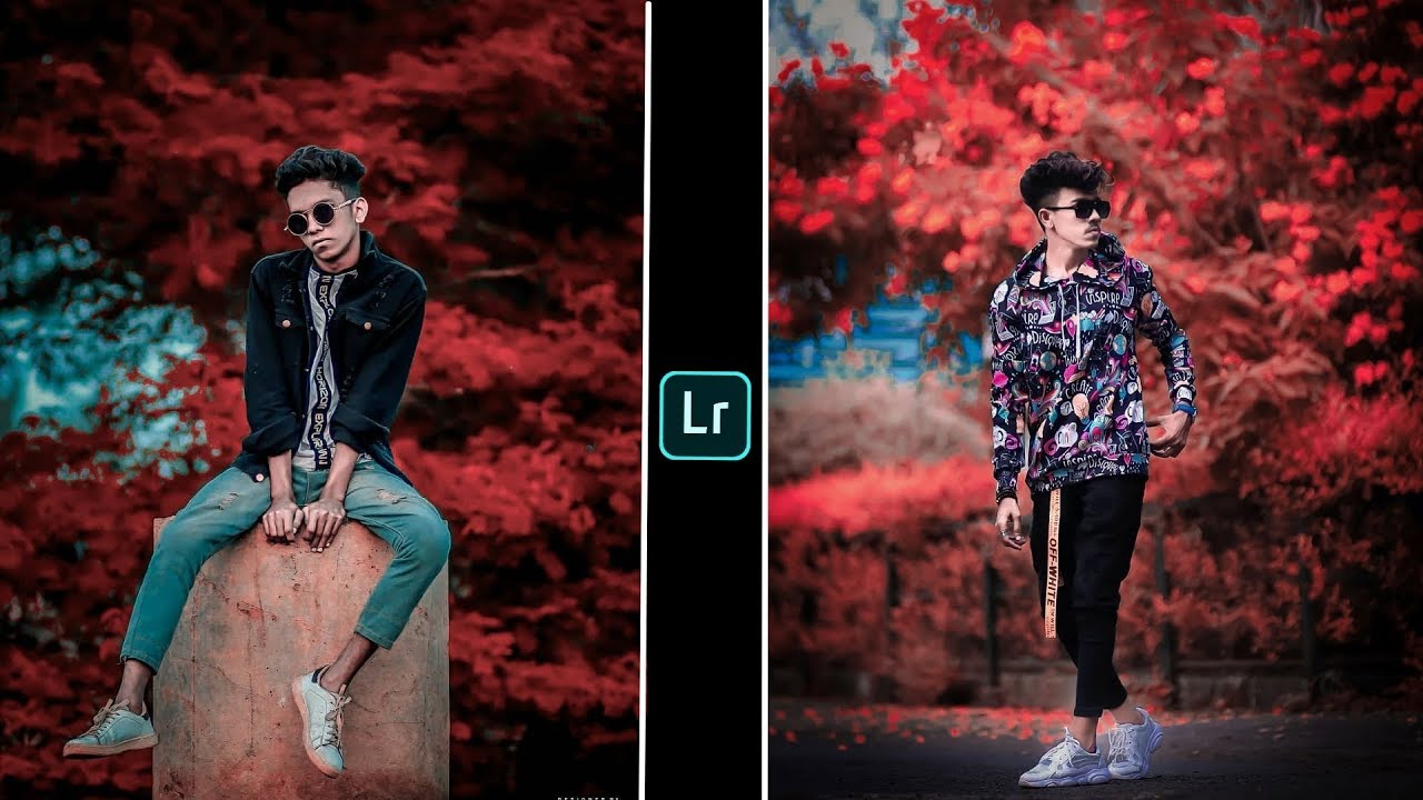 Lightroom Amazing Dark Red Color Effect | Best Dark Red Background Editing  | Lr Mobile Tutorial - YouTube