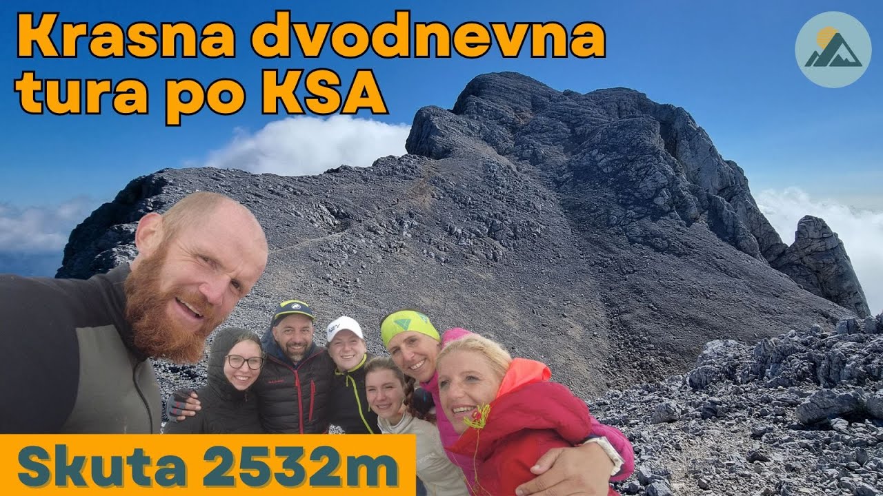 Skuta prek Dolgega hrbta in Štruce - Sončni vzhod na bivaku pod Grintovcem