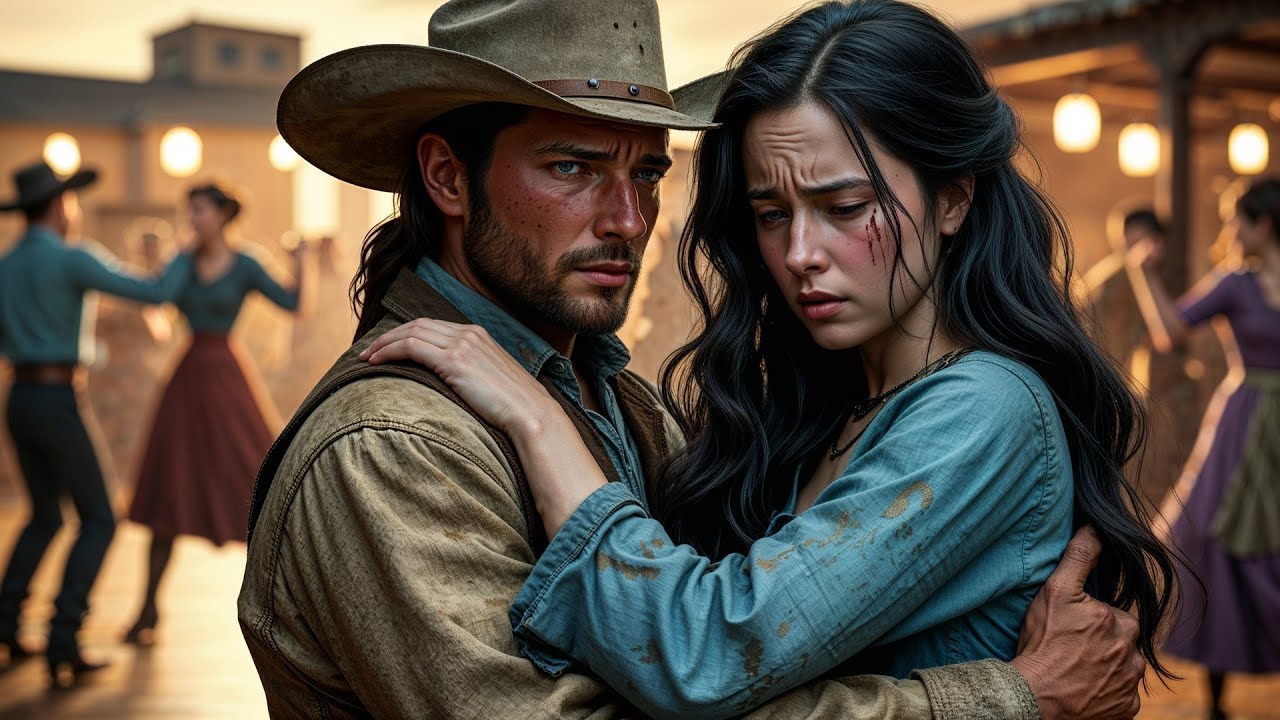The Cowboy Found Her Crying at the Social, He Took Her Into His Arms and Called Her His Own