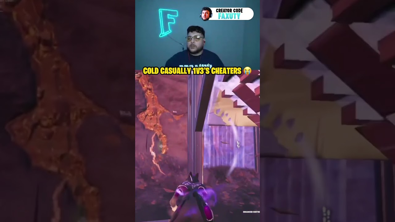 Читер Cold 1v3 в FNCS 😳