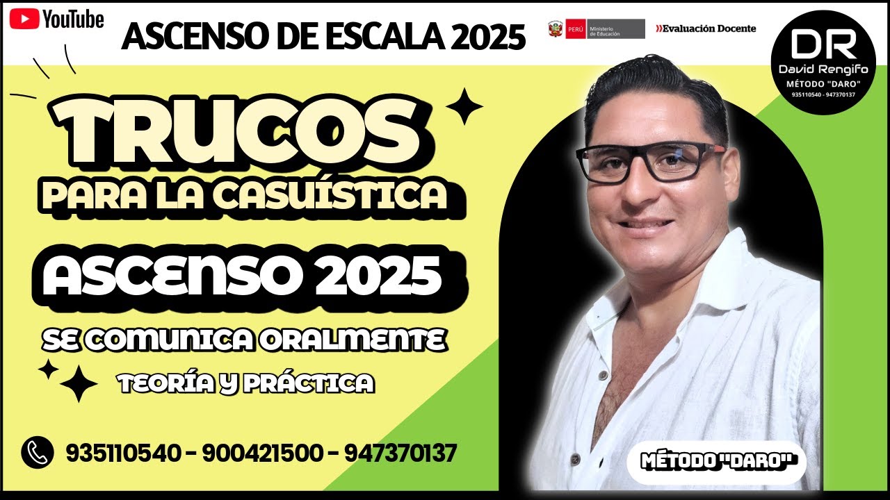 TRUCOS PARA EL ASCENSO 2025 - SE COMUNICA ORALMENTE (TEORÍA Y PRÁCTICA)