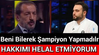 İkinci Olan Keremden Açıklamalar Masterchefe Hakkımı Helal Etmiyorum