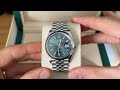 Mint Green Rolex Datejust Unboxing