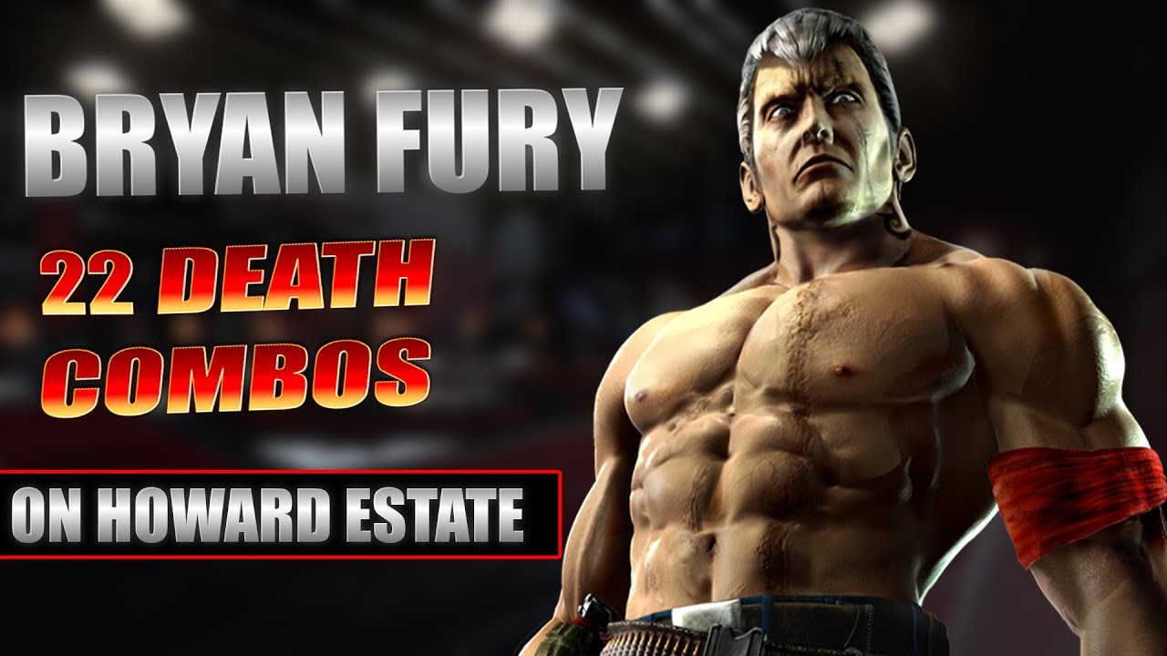 Tekken 7 FR | Bryan fury 22 Death combo Exhibition (Howard Estate)