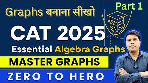 🎯 Master Algebra | How to Draw Graphs | CAT 2025 | Vivek Sharma 
