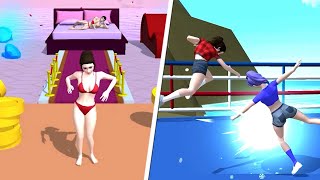 Body Boxing Race 3D 🥊👧💪 NEW GAME!! All Levels Gameplay Trailer Android,iOS, New Gameplay 2022 screenshot 3