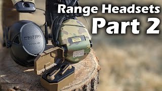 Range Hearing Protection Shootout - Caldwell Shadows - Peltor 300 - Sordin Pro-X LED