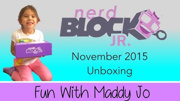 Nerd Block Jr Girls - November Unboxing