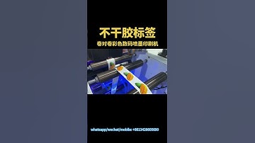 Self adhesive label roll to roll digital printer