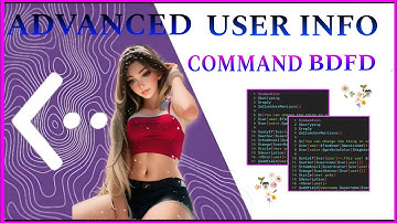 ADVANCED USER INFO  | BDFD TUTORIAL | USER INFO | Bot Designer