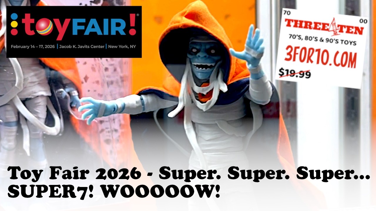 Super7 - G.I. Joe, Thundercats, Universal Monsters, TMNT & More at Toy Fair 2026