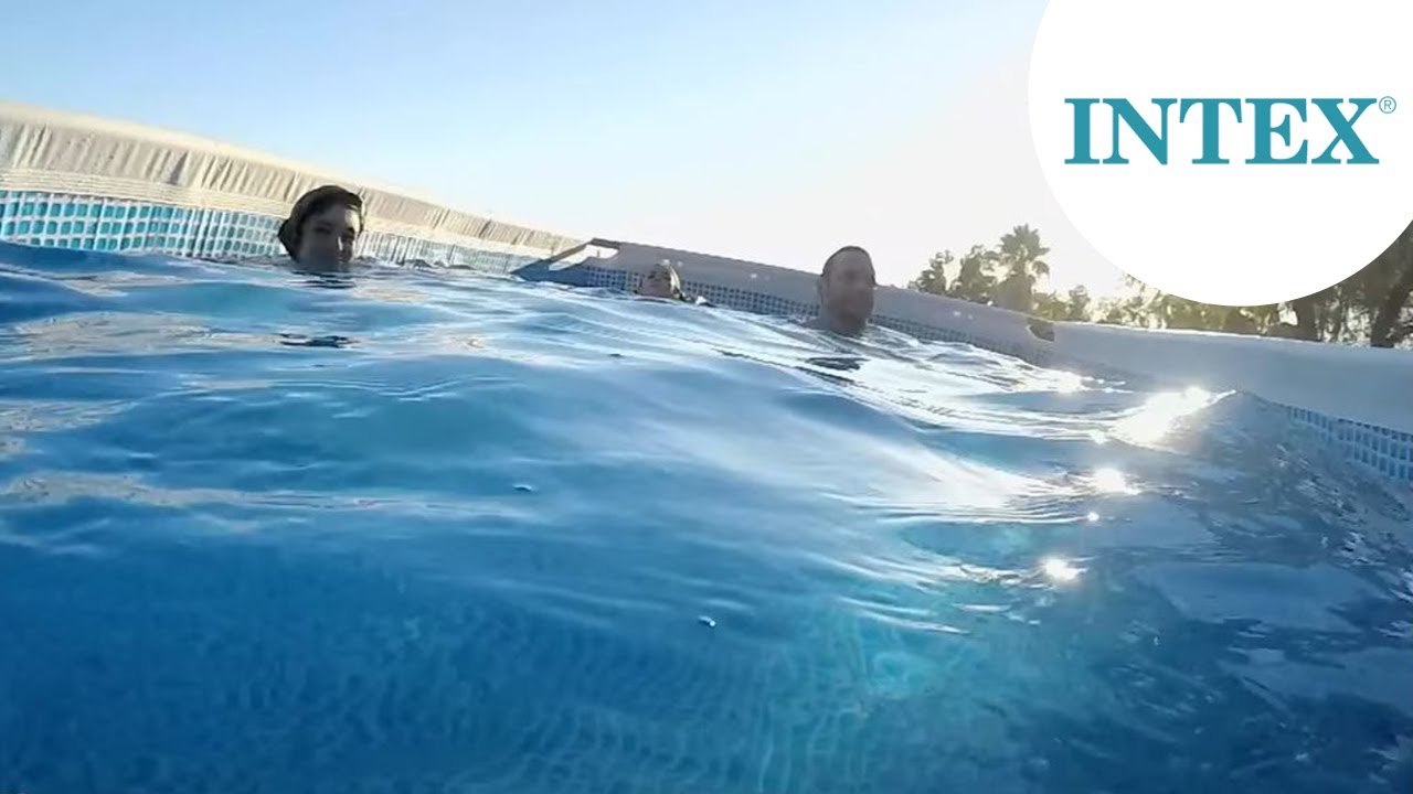 Les Piscines Tubulaires Rectangulaires Intex Youtube