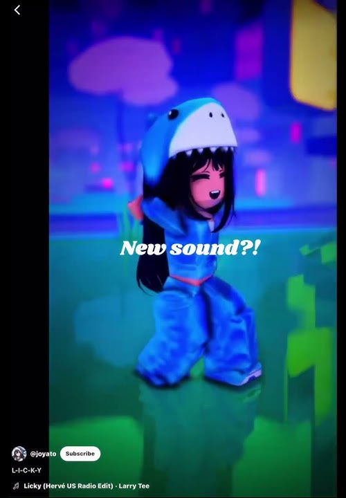 New sound?! (Credits to the people who I showed) #licky #newsound