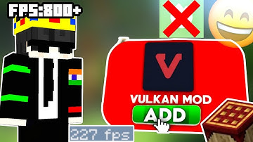 How To Install VULKAN Mod In Pojav launcher 1.20.1 🔥|800+ fps 🥵 #minecraft