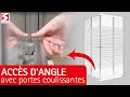 Accs dangle avec portes coulissantes extensible jusqu 12 cm