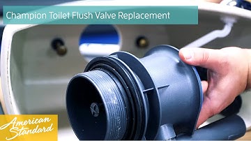 How to Replace a Flush Valve for a Champion Toilet