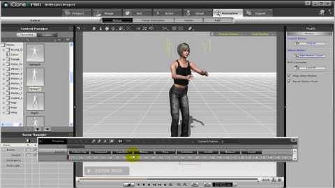 iClone4 Tutorial - Intro to Timeline