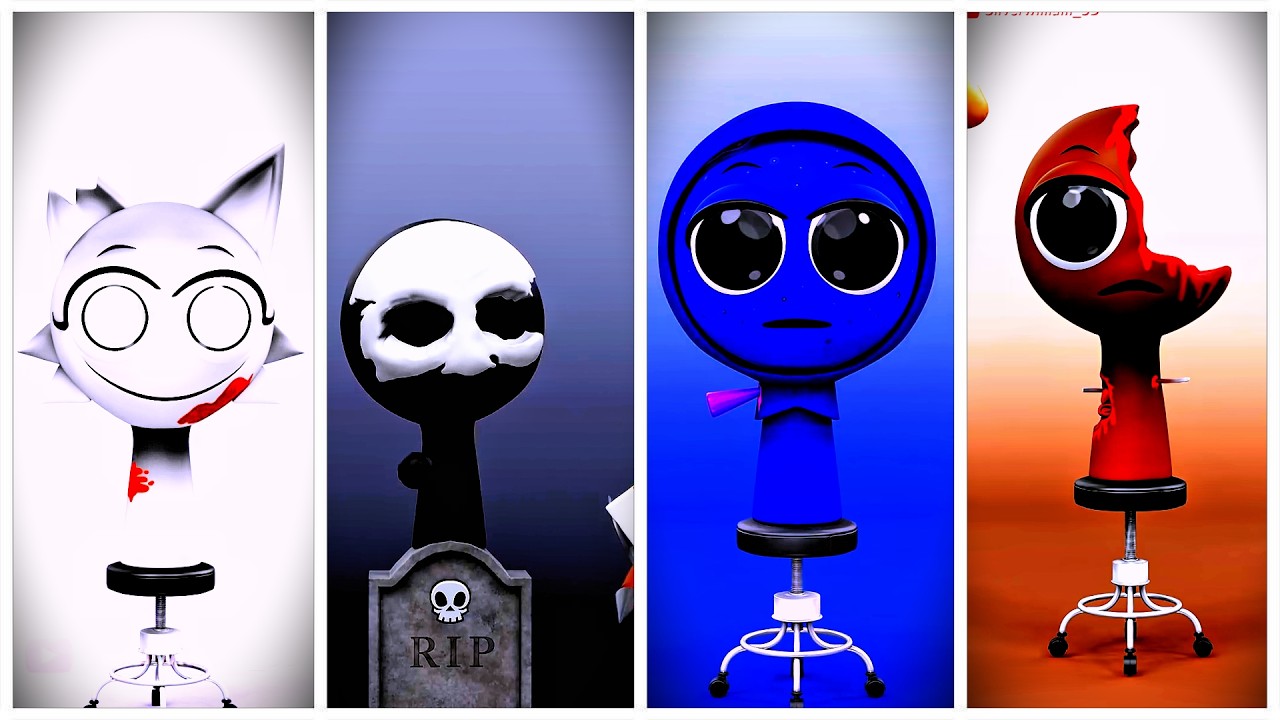 Sprunki in Tiles Hop | Crazy Rhythm Run