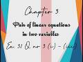 CBSE CLASS 10 CHAPTER 3 EX. 3.1 Q.NO 3 (i) - (iii)
