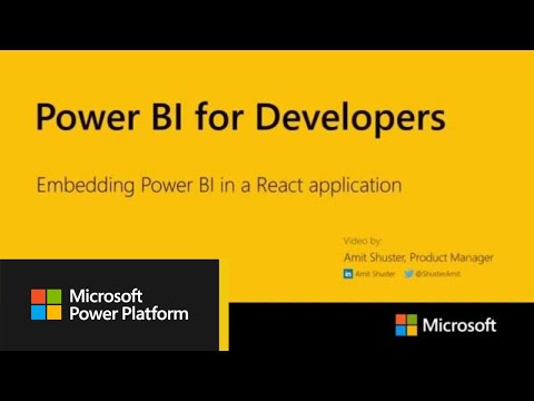 Embedding Microsoft Power BI in a React application