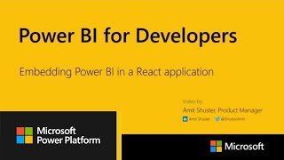 Embedding Microsoft Power BI in a React application screenshot 2
