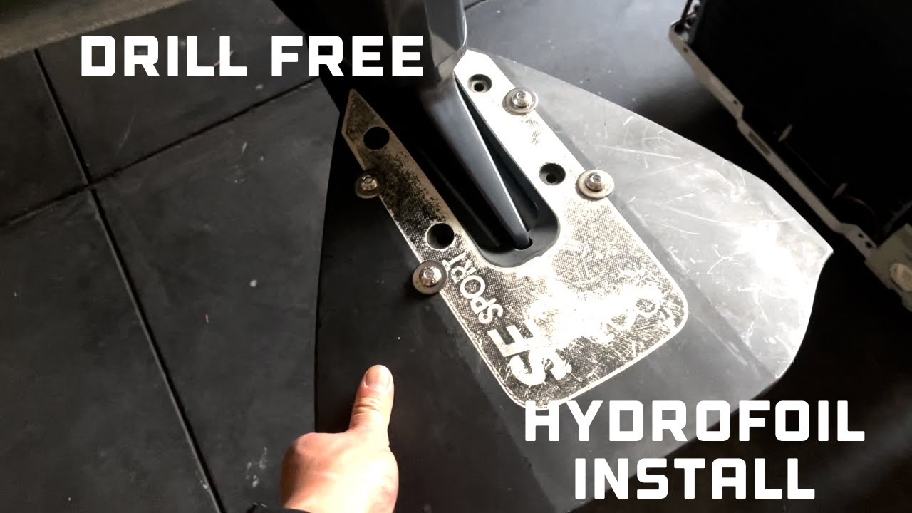 DIY Drill Free SE Sport 200 Outboard Hydrofoil 4.75 in parts YouTube