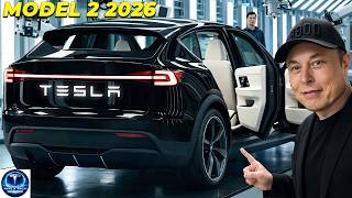 Tesla Model 2 2026 Signals Explained: Design, Production, Pricing &amp; MORE
