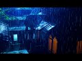 Heavy Rain on Tin Roof 🌧️ Frog &amp; Cricket Sounds for Deep Sleep, Relaxation &amp; Insomnia Relief