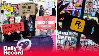 Former Workers At Gta Vi Makers Rockstar Games Protest Against Dismissal In Edinburgh