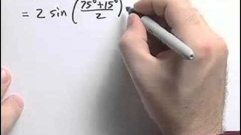 Ch3 #23 ChapterTestPrepVideos Sullivan Trig 9e