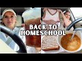 TASH TIDBITS: back to homeschool shopping, moving stuff back into the RV, homemade tomato soup