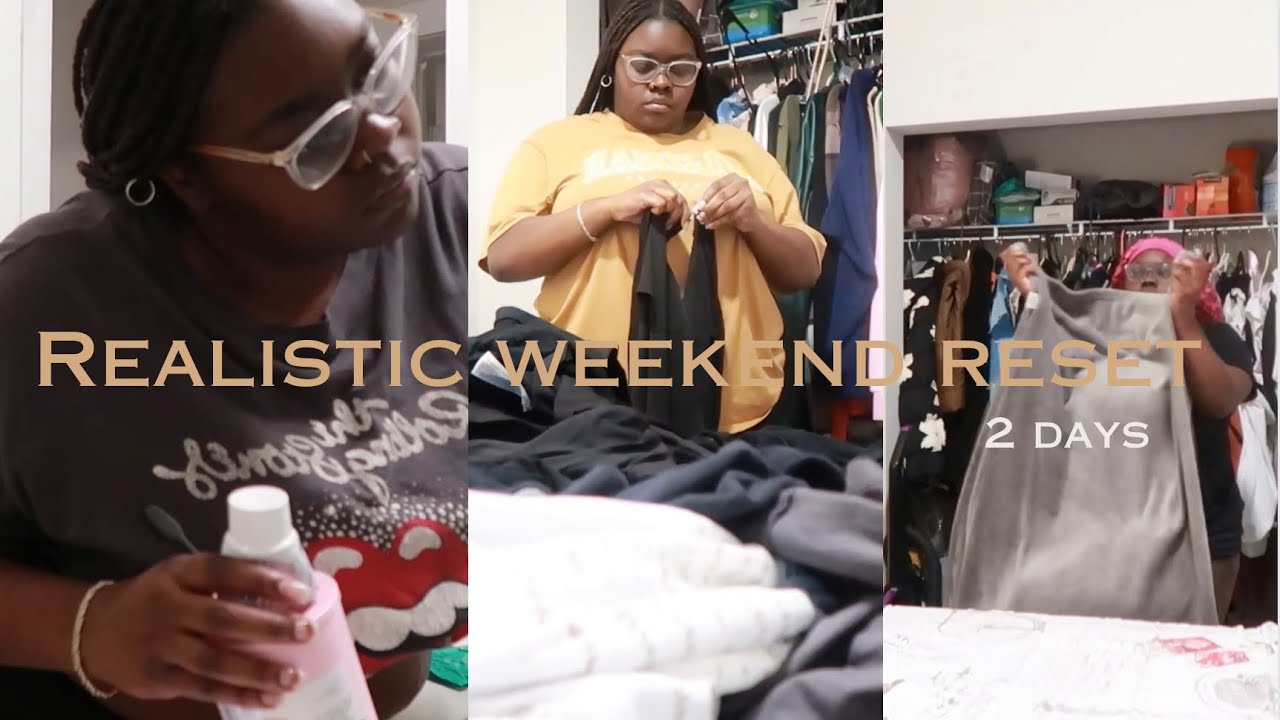 My realistic weekend reset collegelife vcu cleaning reset sunday laundry rva YouTube