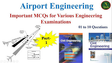 Airport Engineering (Part-1) Detailed solution of Question No. 01 to 10 from Gupta and Gupta book