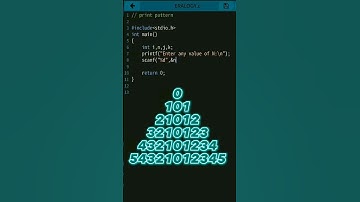 Print Pattern in C | c programming |12| #c #problem  #coding #program @CursedWizard
