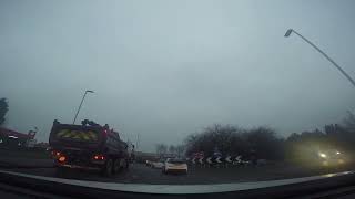 Bulwell to Chesterfield | Real-Time Drive via M1 J27 & Hucknall Bypass | Crooked Spire | 1080p