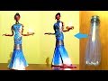 DIY AFRICAN DOLL USING PLASTIC BOTTLE / CANDLE STAND