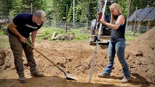 CONSTRUCTION BEGINS AGAIN!  - Off Grid House Build