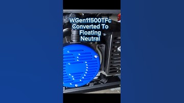 WGen11500TFc Convert To Floating Neutral #generator #shorts