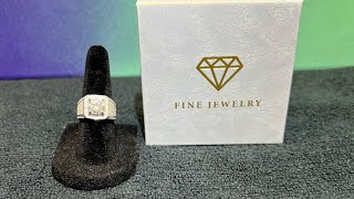 925 silver 2kt Moissanite Ring from Amazon 