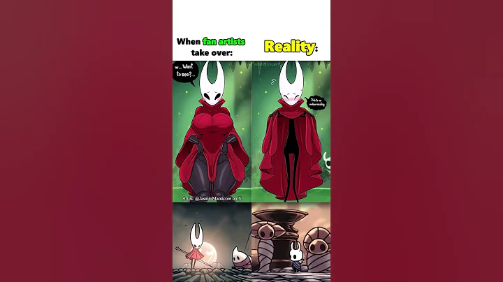 This ain’t the Hornet I remember #hollowknight #hollowknightsilksong #silksong