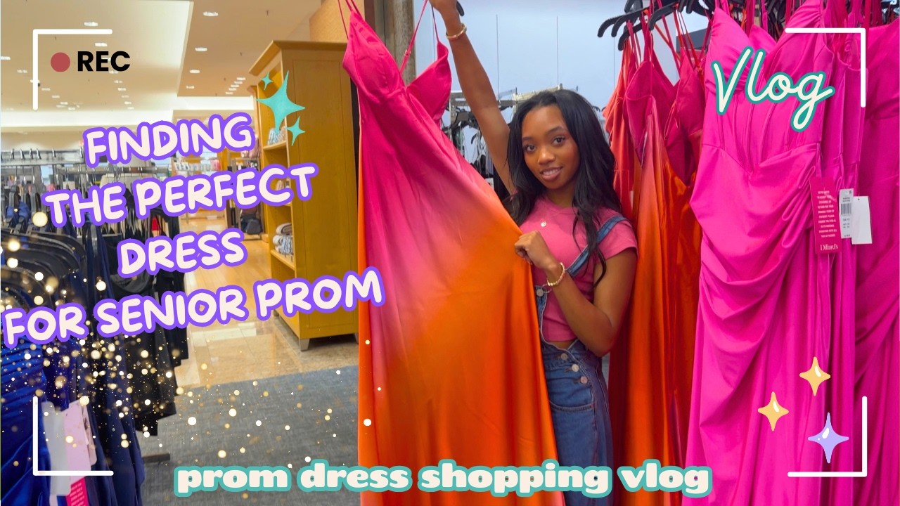 prom dress shopping vlog PROM DRESS SHOPPING!! || junior year