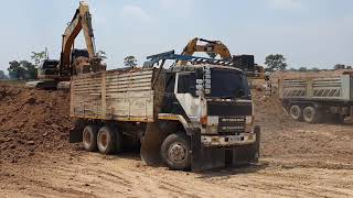 ยกล้อ!!ออกตัวได้ใจมาก Fuso FN527 10 speed Dump truck