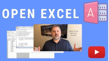 How to Open Excel from Access Using VBA