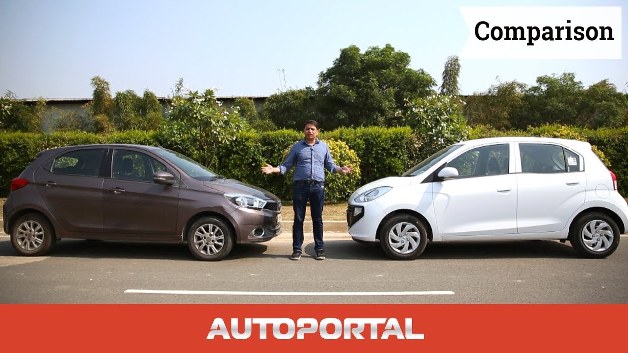 2018 Hyundai Santro Vs Tata Tiago Comparison Review Autoportal