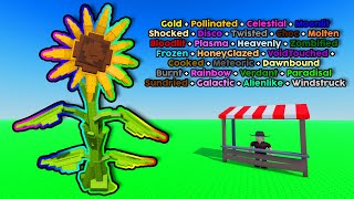 Thumbnail for Coloquei o MÁXIMO de MUTAÇÕES no GIRASSOL no Grow a Garden (que eu consegui :p)