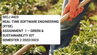RTSE Assignment 1 | Carbon SMART Paddy Planting System | Prototype Demo