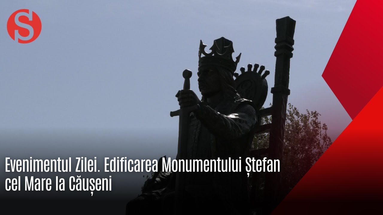 Inaugurarea monumentului Ștefan cel Mare și Sfânt în orașul Căușeni