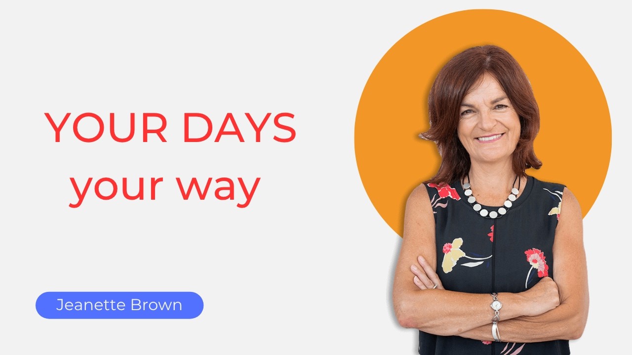 Watch on YouTube: Designing your days in retirement