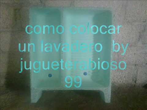 instalacion y/o colocacion de un lavadero (tutorial) - YouTube