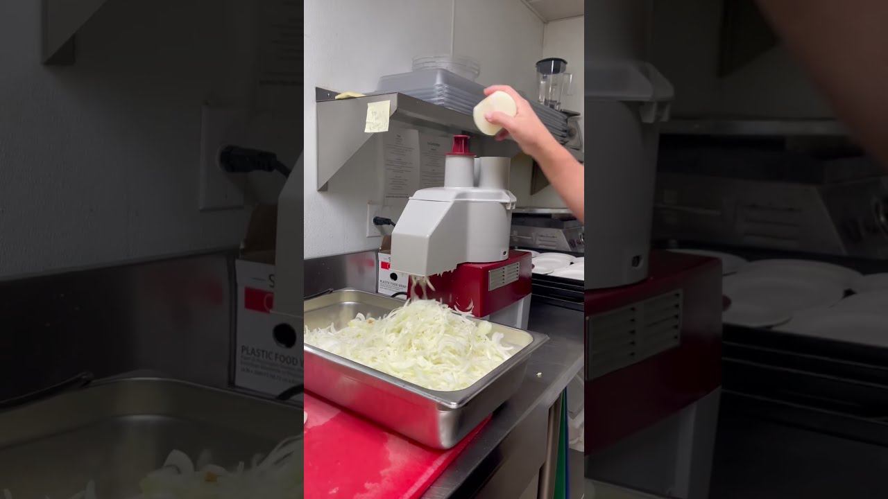 Everyone In The Kitchen Got A Teary Eyed Slicing Onions Using Robot Coupe